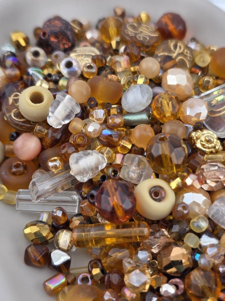 Learise Exclusive "Toffee Crunch" Glass Bead Soup Mix (56g Pkg)