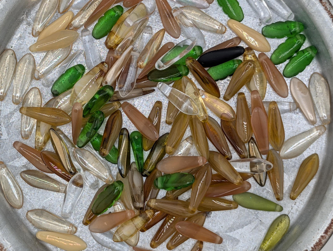 Czech Dagger Mix Earth Tones (25 pcs)