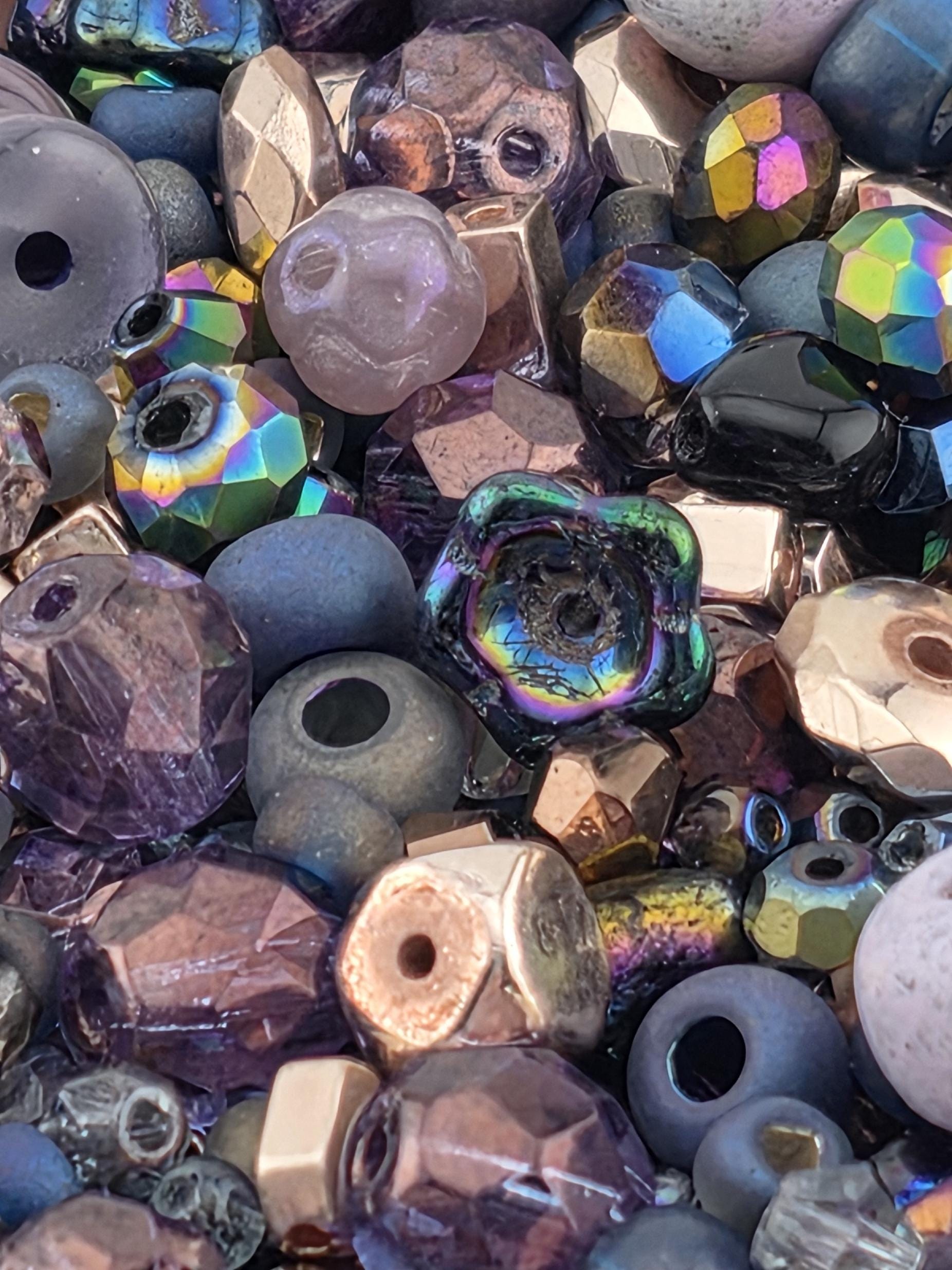 Exclusive "Violet Tendancies" Glass Bead Soup (56g Pkg)