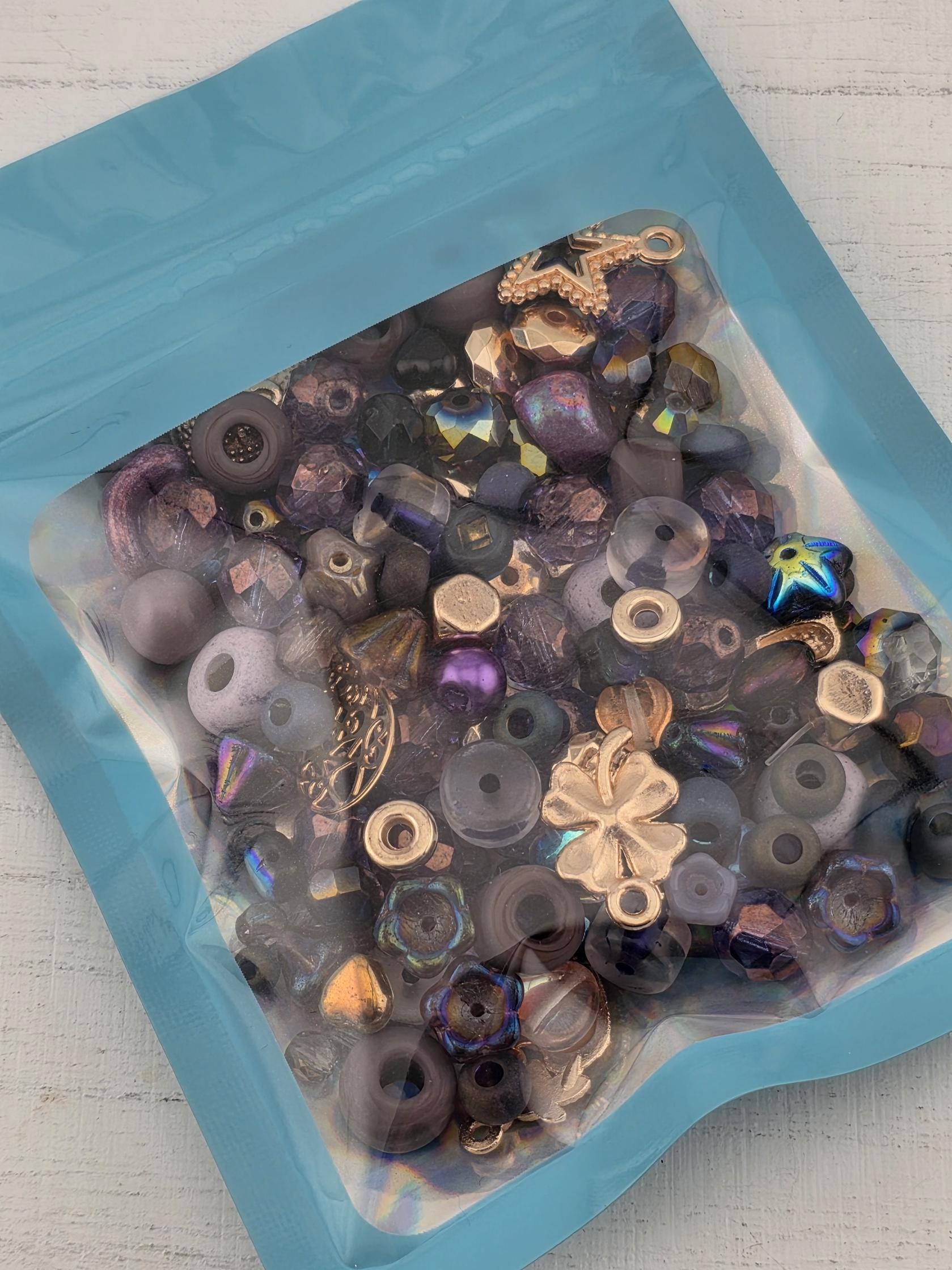 Exclusive "Violet Tendancies" Glass Bead Soup (56g Pkg)