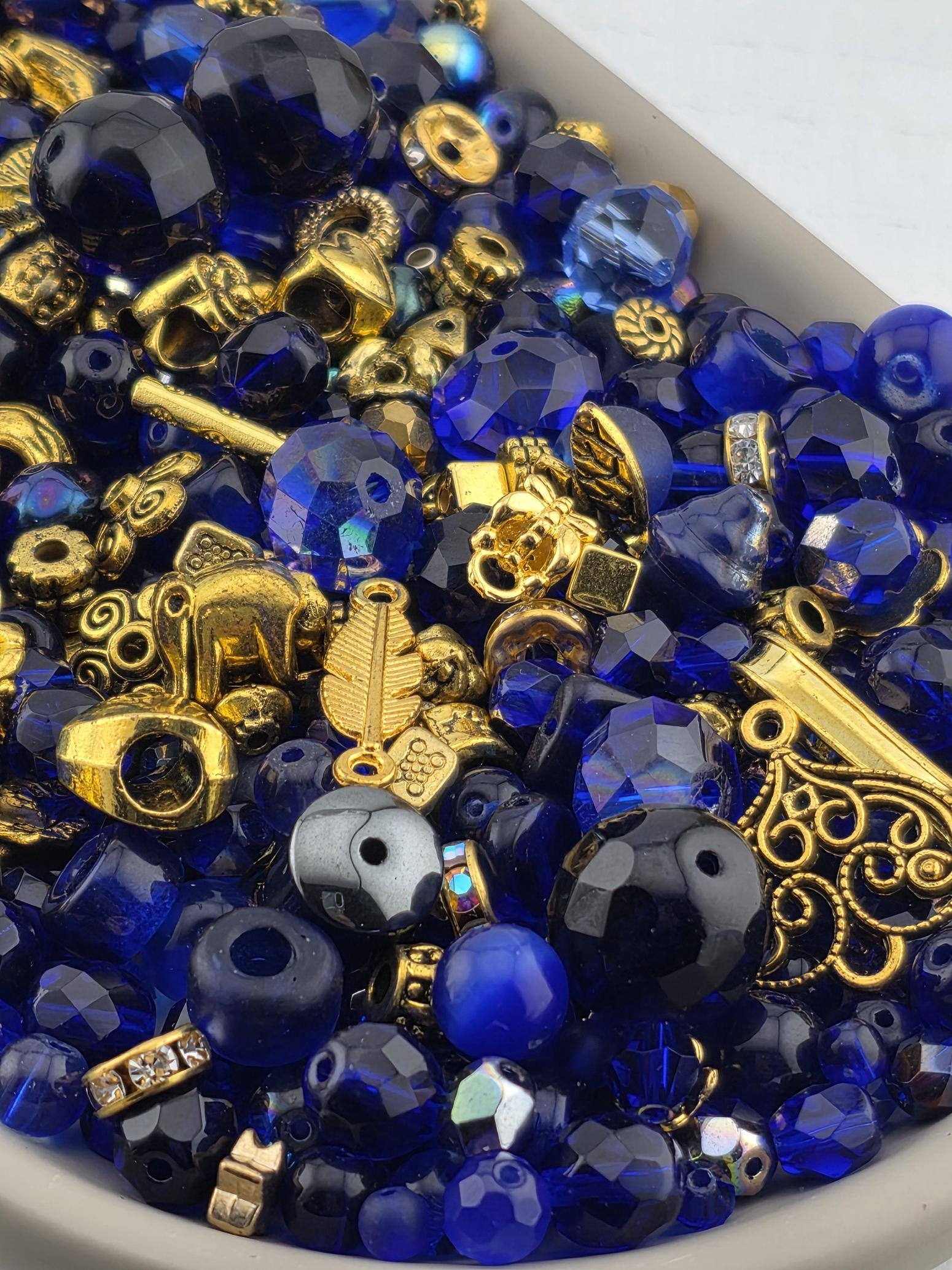 Learise Exclusive "Royally Blue" Glass Bead Soup Mix (56g Pkg)