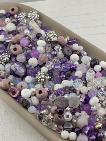 Learise Exclusive "Lilacs on Ice" Glass Bead Soup Mix (30g Pkg)