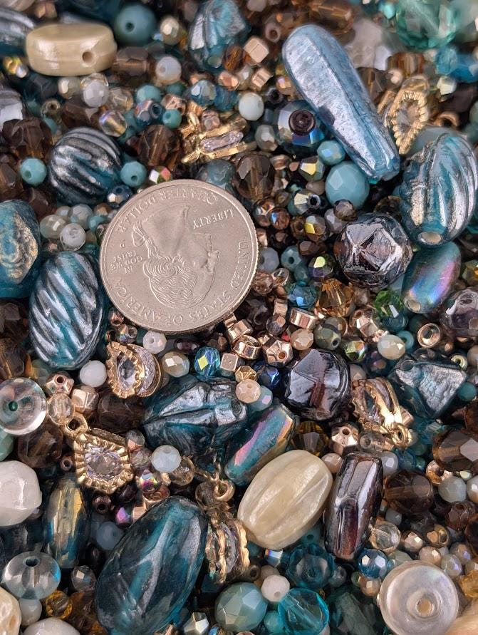 Learise Exclusive "Copper Canyon" Glass Bead Soup Mix (56g Pkg)