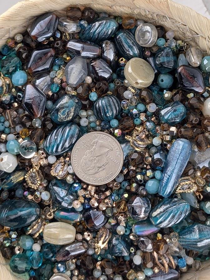 Learise Exclusive "Copper Canyon" Glass Bead Soup Mix (56g Pkg)