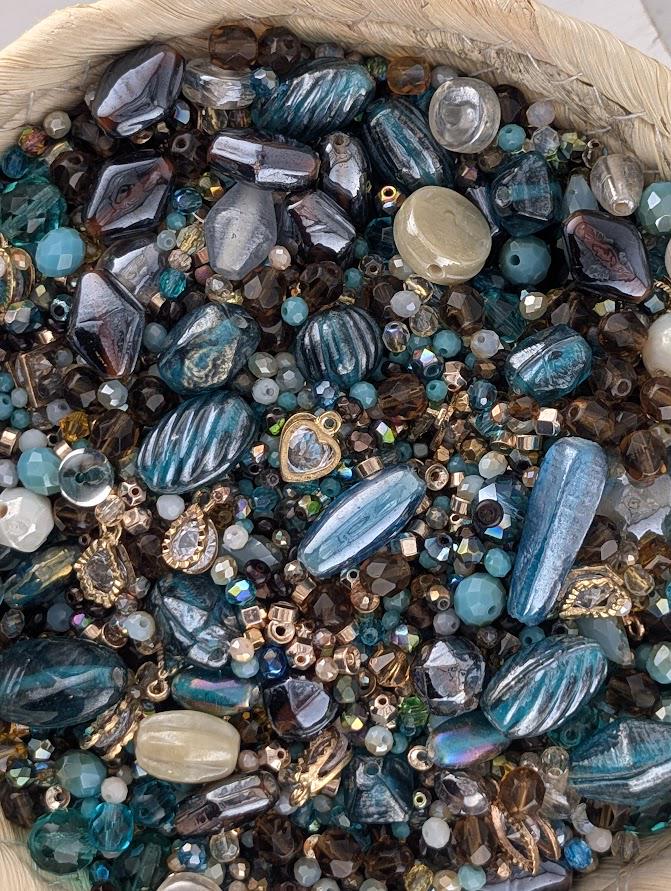 Learise Exclusive "Copper Canyon" Glass Bead Soup Mix (56g Pkg)