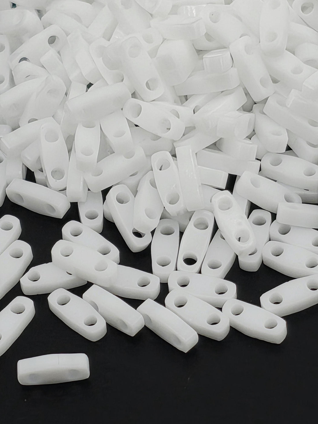 QTL0402F-Miyuki Quarter Tila Beads:White O/MA (7.5g pkg)