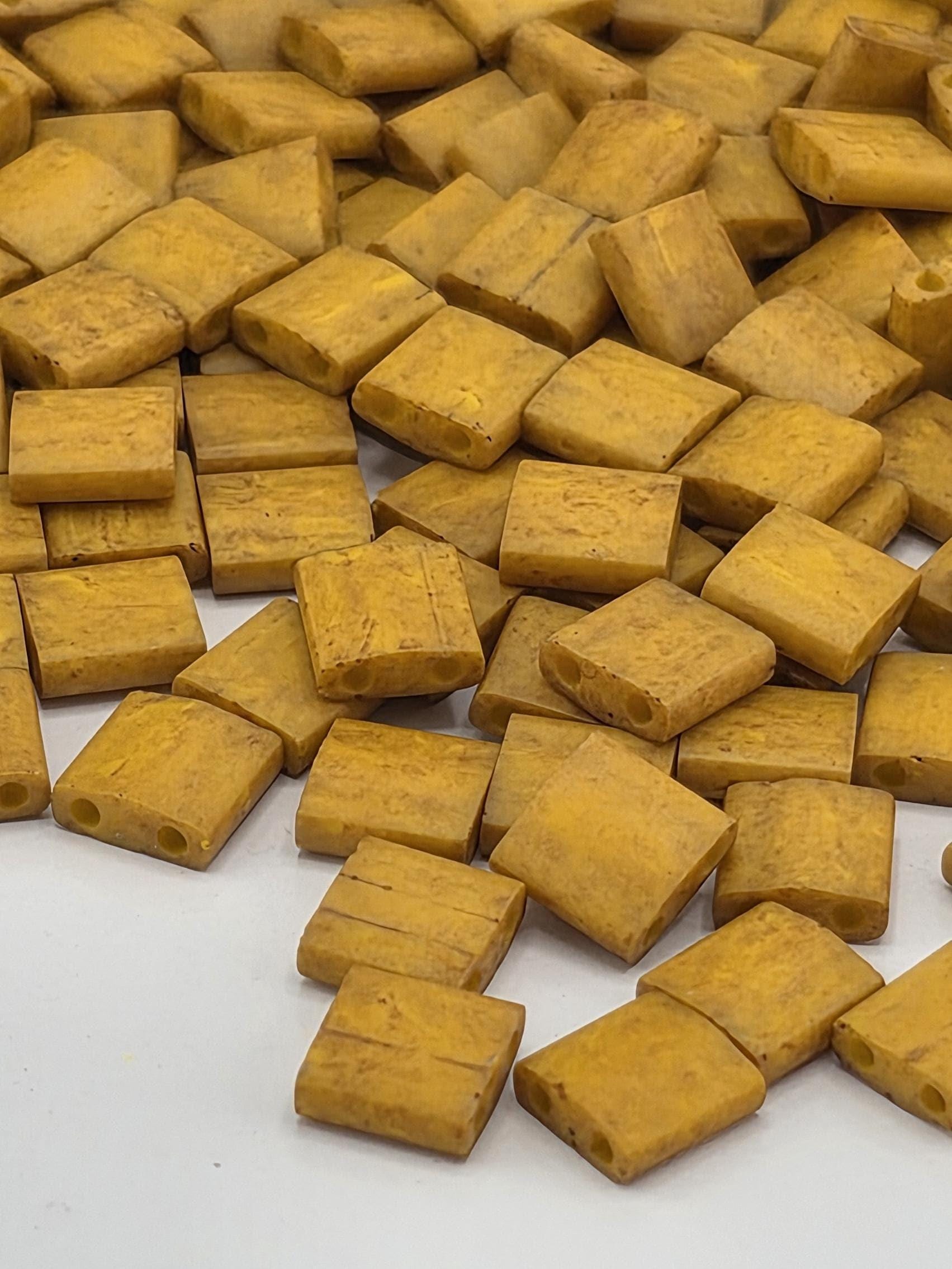 TL2312-Miyuki Tila Beads:Honey Mustard O/MA (7.5g pkg)