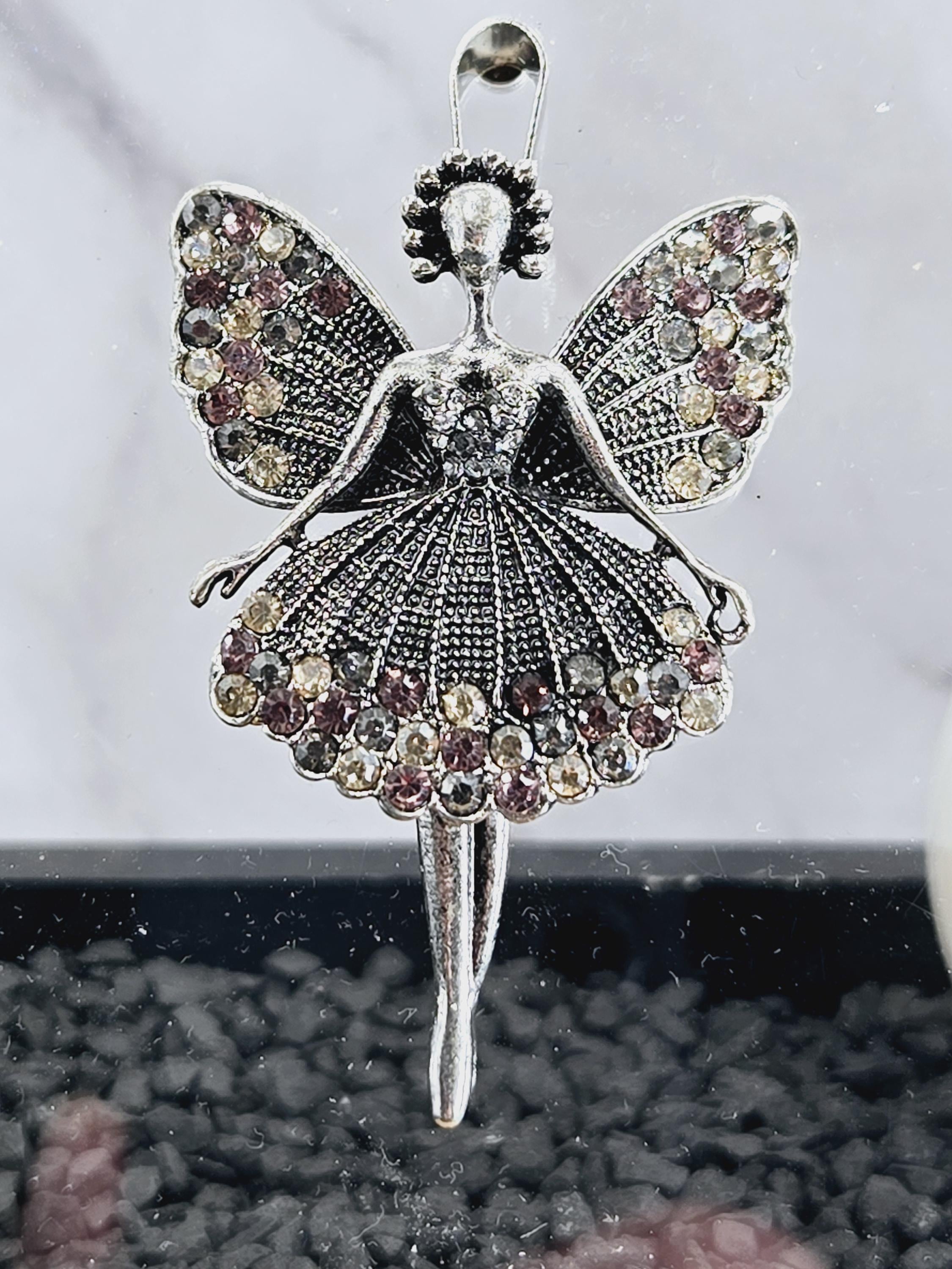 Ballet Jewelry Pendant: Silver Plated, Elegant Dance Charm - Lightweight