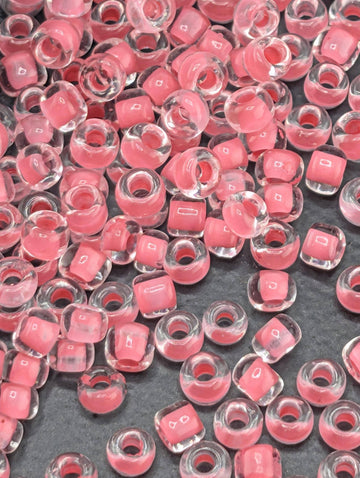 8298SB Translucent Inside Color Pink 8/0 Matsuno Seed Beads (15g, ~600 pcs)