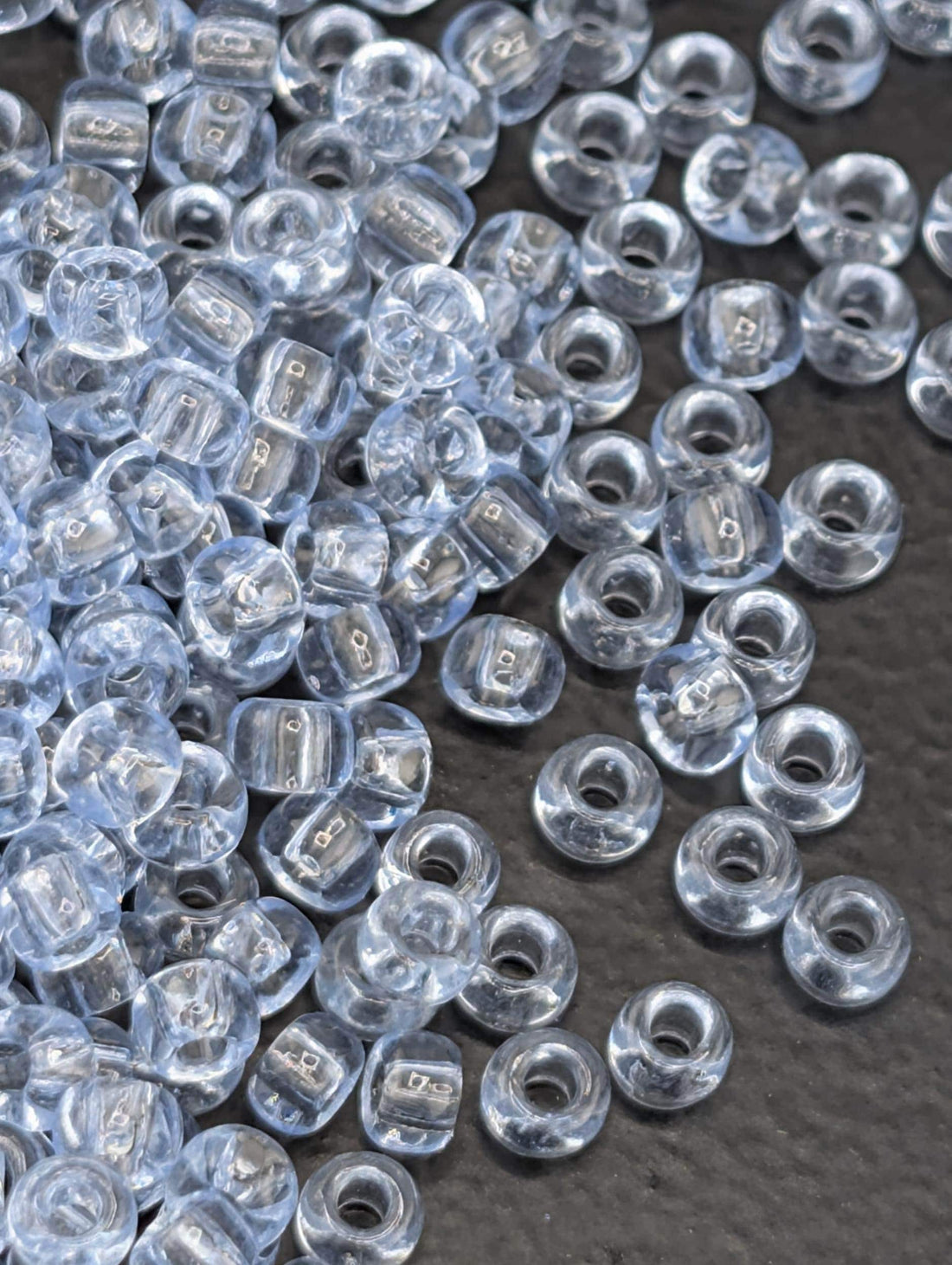 4445SB Transparent Light Blue 8/0 Matsuno Seed Beads (15g, ~600 pcs)