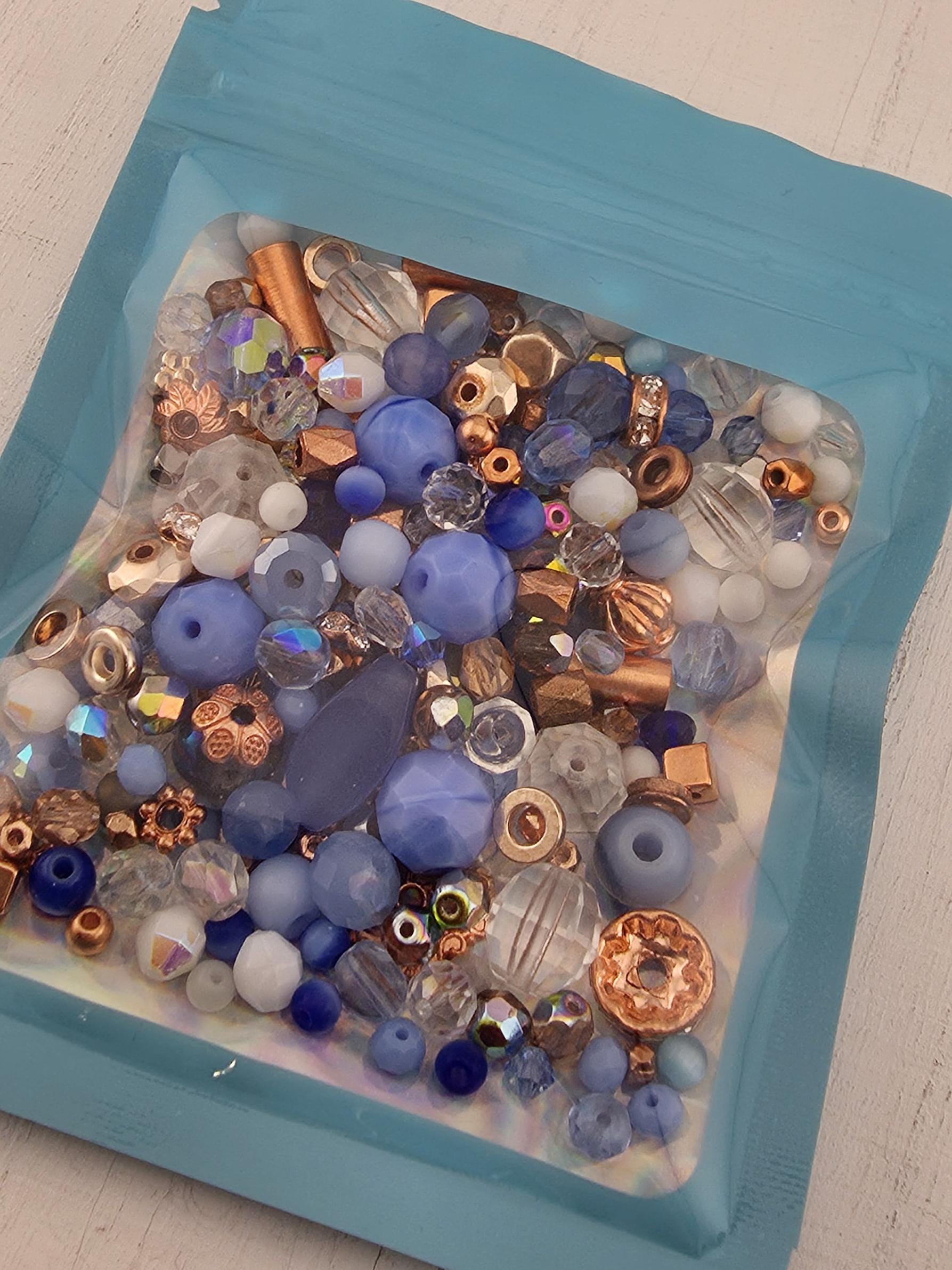 Learise Exclusive "Oxidized Ocean" Glass Bead Soup Mix (56g Pkg)