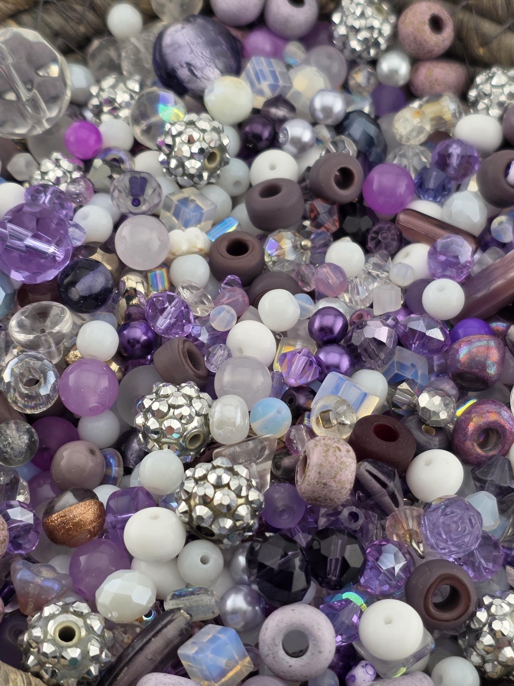 Learise Exclusive "Lilacs on Ice" Glass Bead Soup Mix (30g Pkg)