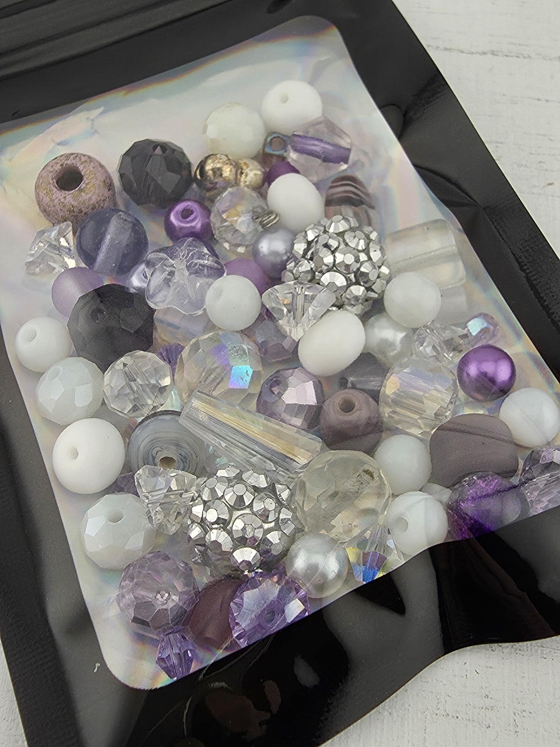 Learise Exclusive "Lilacs on Ice" Glass Bead Soup Mix (30g Pkg)