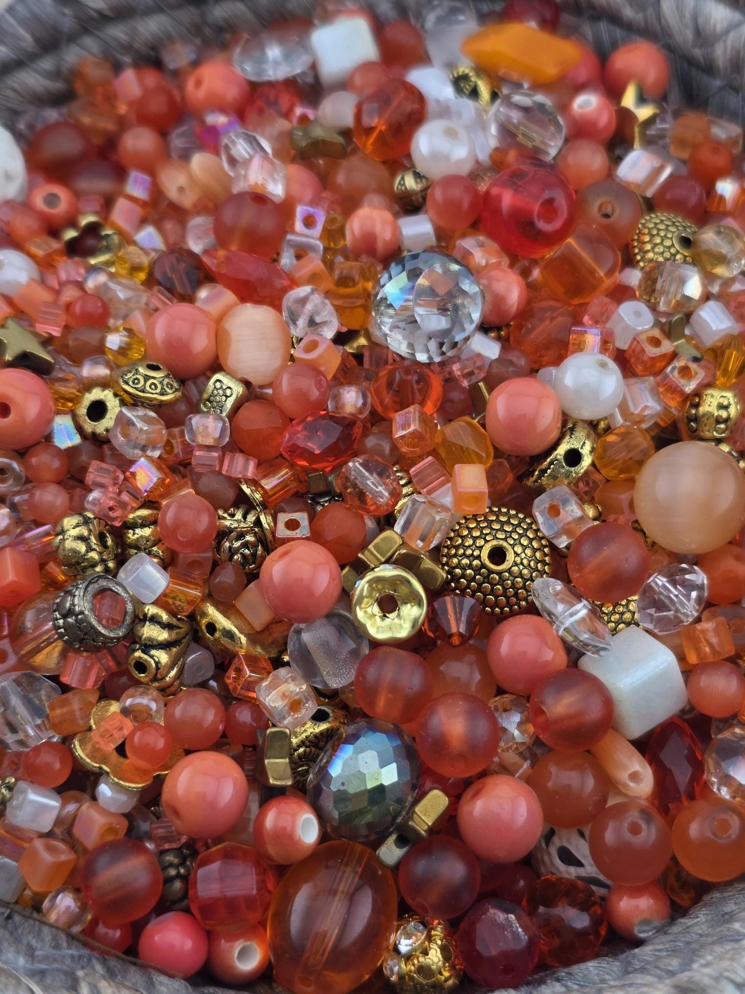 Learise Exclusive "Orange Cream" Glass Bead Soup Mix (56g Pkg)