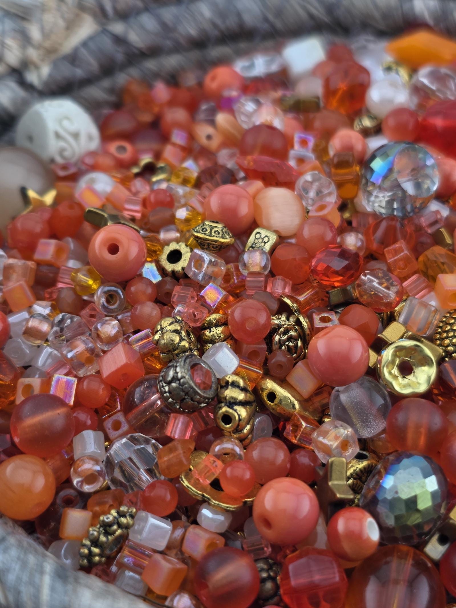 Learise Exclusive "Orange Cream" Glass Bead Soup Mix (56g Pkg)