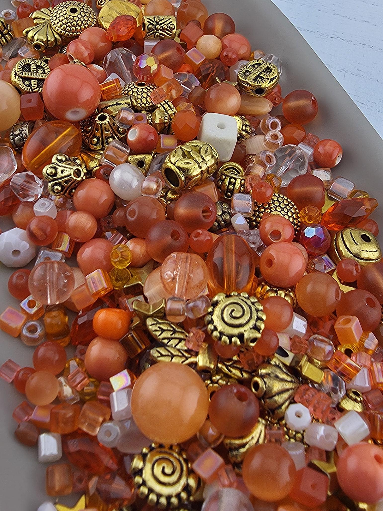Learise Exclusive "Orange Cream" Glass Bead Soup Mix (56g Pkg)