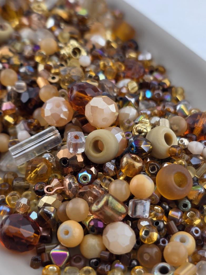 Learise Exclusive "Toffee Crunch" Glass Bead Soup Mix (56g Pkg)