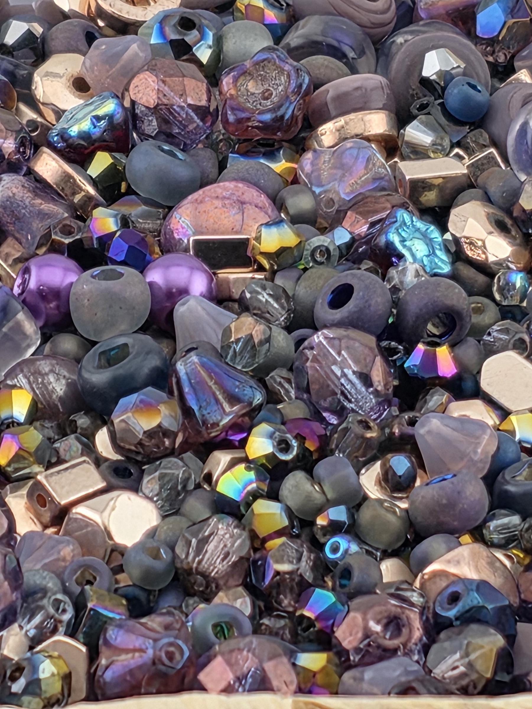 Exclusive "Violet Tendancies" Glass Bead Soup (56g Pkg)