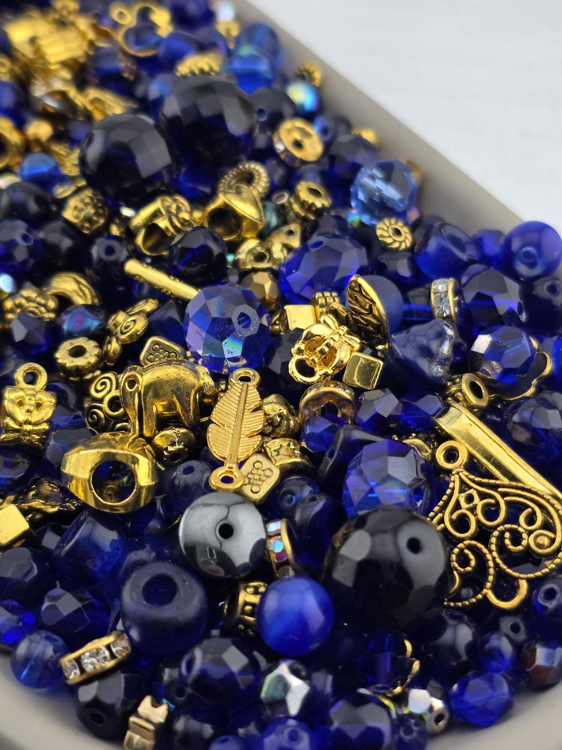 Learise Exclusive "Royally Blue" Glass Bead Soup Mix (56g Pkg)