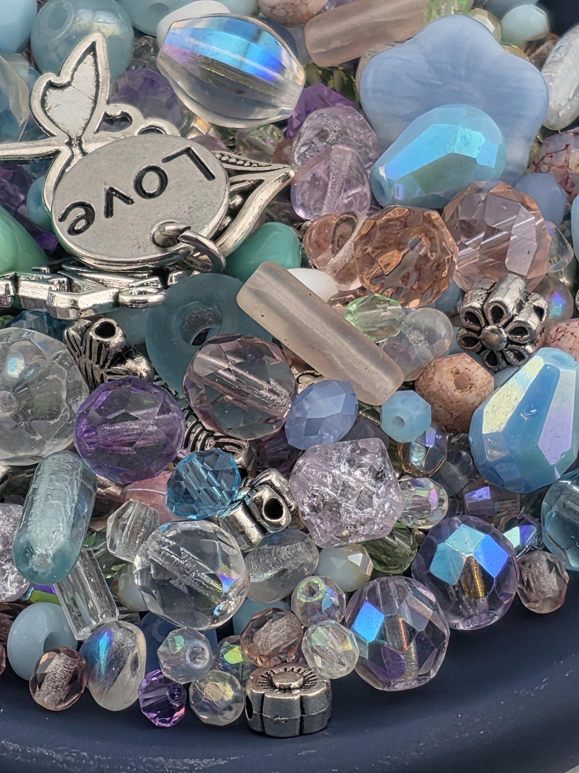 Learise Exclusive "Dreamscape Jewels" Glass Bead Soup Mix (56g Pkg)