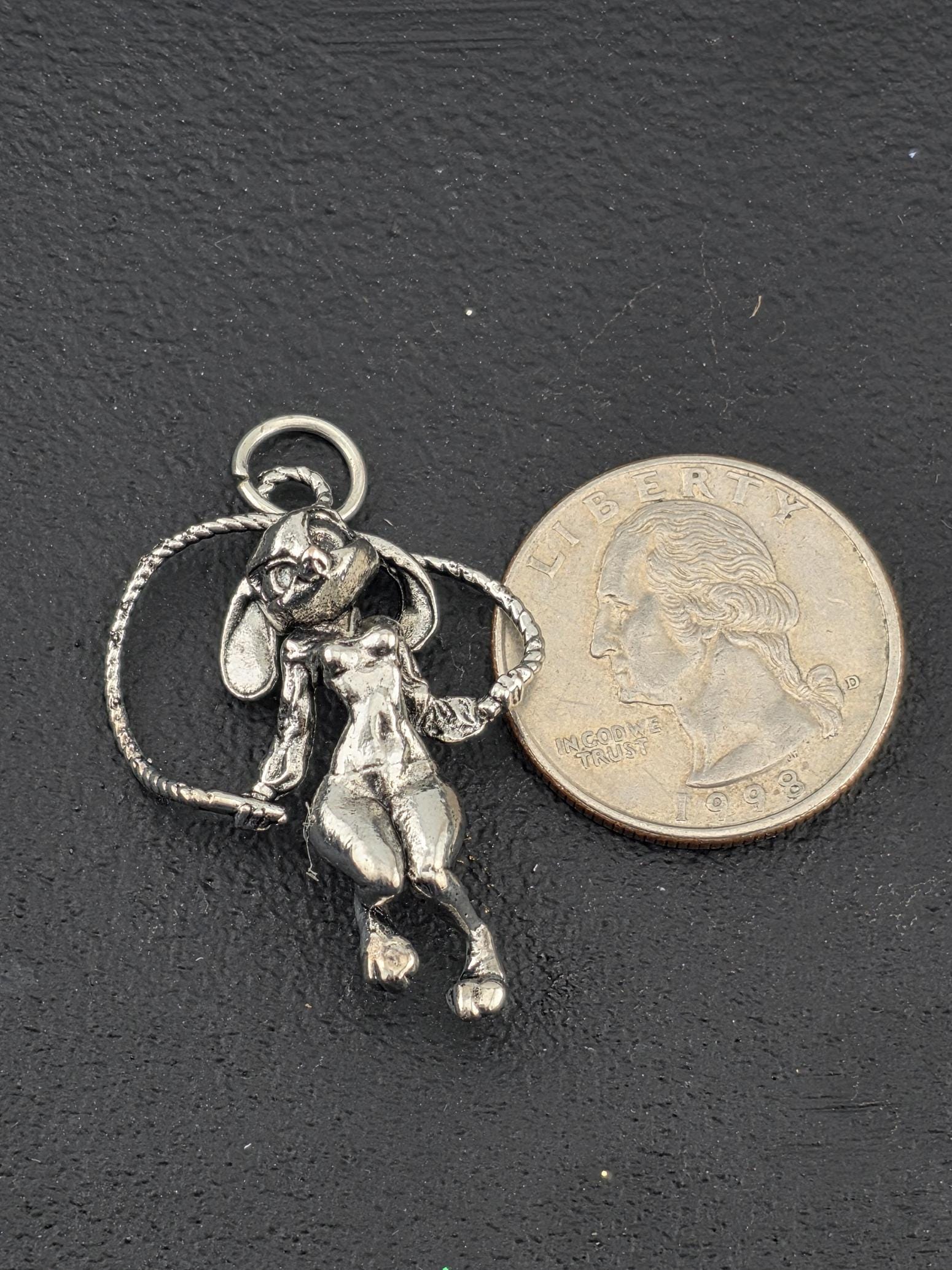 Fantasy Anime Pendant: Silver Plated Charm (DIY Jewelry Ready)