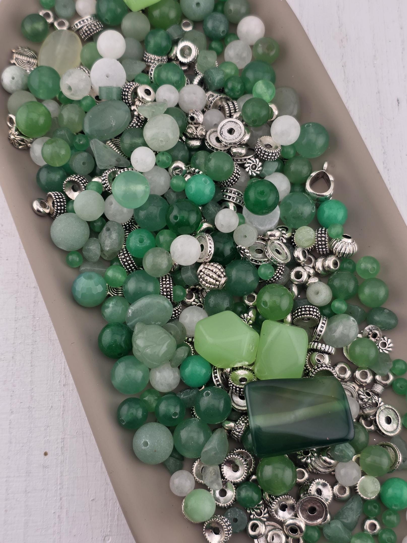 Gemstone Bead Mix: "Good Fortune Fusion" 2 oz Bulk Lot