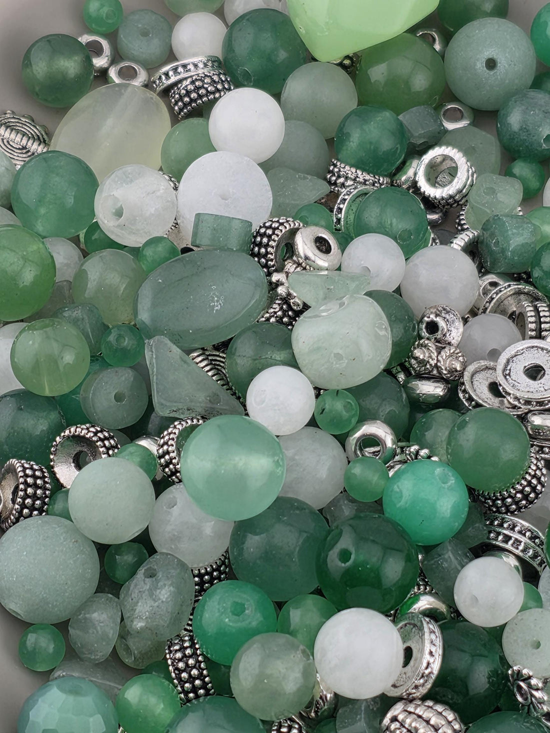 Gemstone Bead Mix: "Good Fortune Fusion" 2 oz Bulk Lot