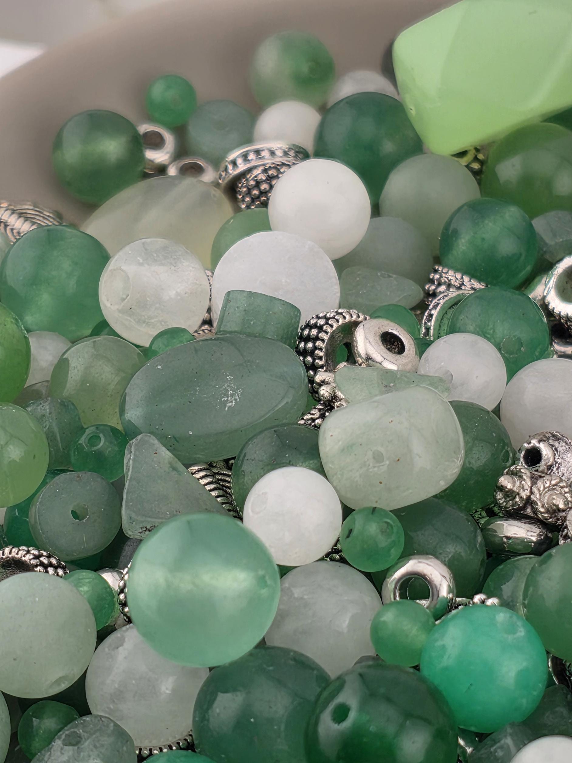 Gemstone Bead Mix: "Good Fortune Fusion" 2 oz Bulk Lot