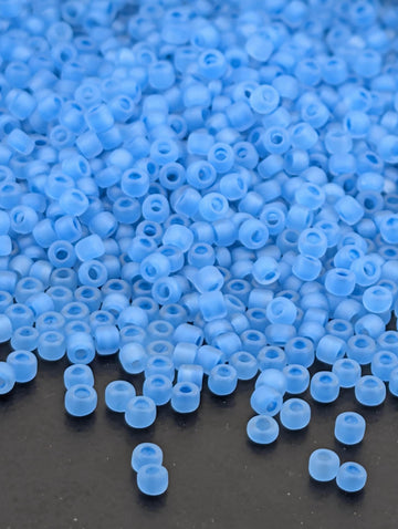 8310SB Translucent Inside Color Aqua Blue 8/0 Matsuno Seed Beads (15g, ~600 pcs)