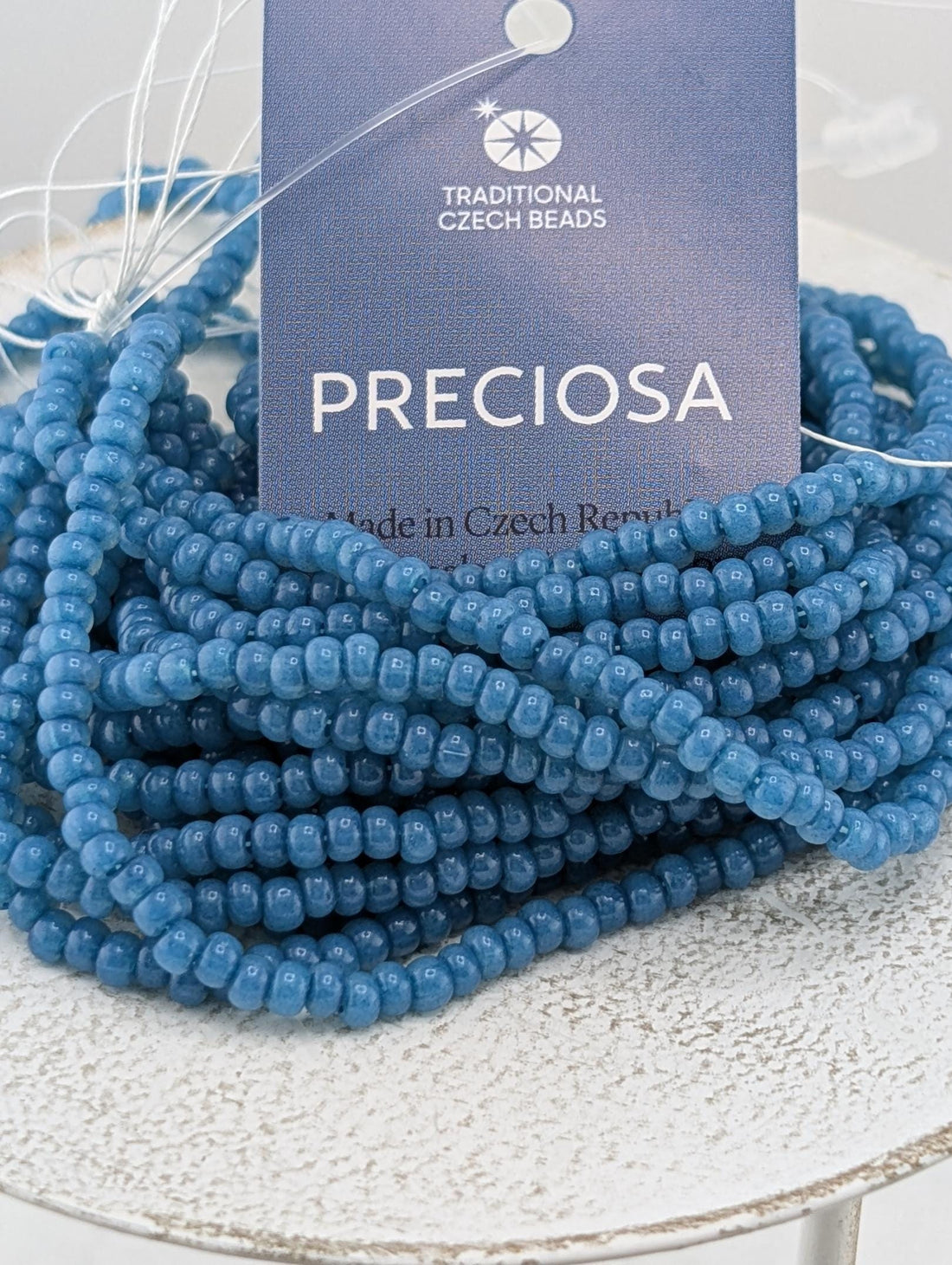 8/0 Preciosa-Ornela African Opal Solgel 6-String (Half-Hank)~37G 1675 Pcs