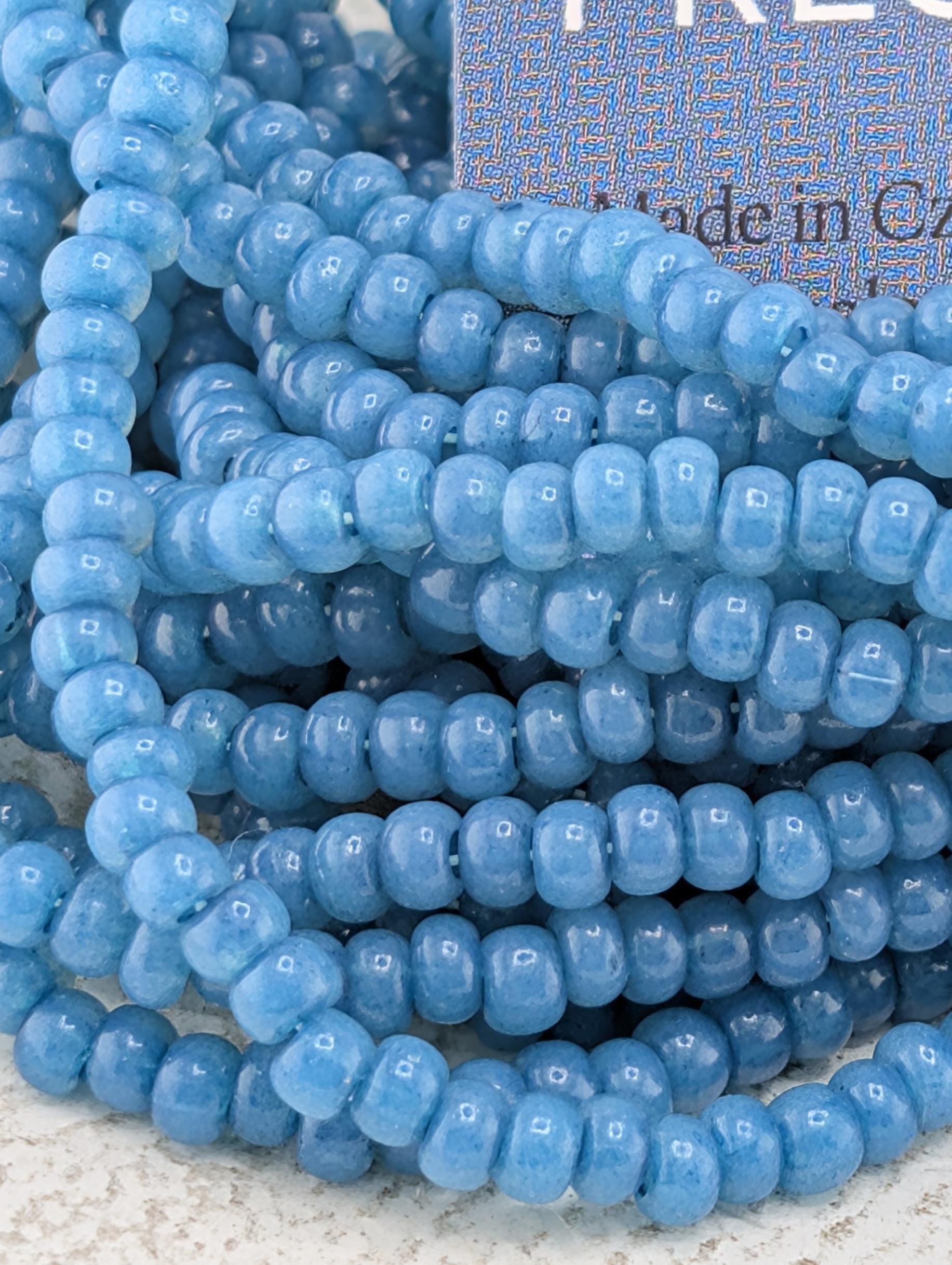 8/0 Preciosa-Ornela African Opal Solgel 6-String (Half-Hank)~37G 1675 Pcs