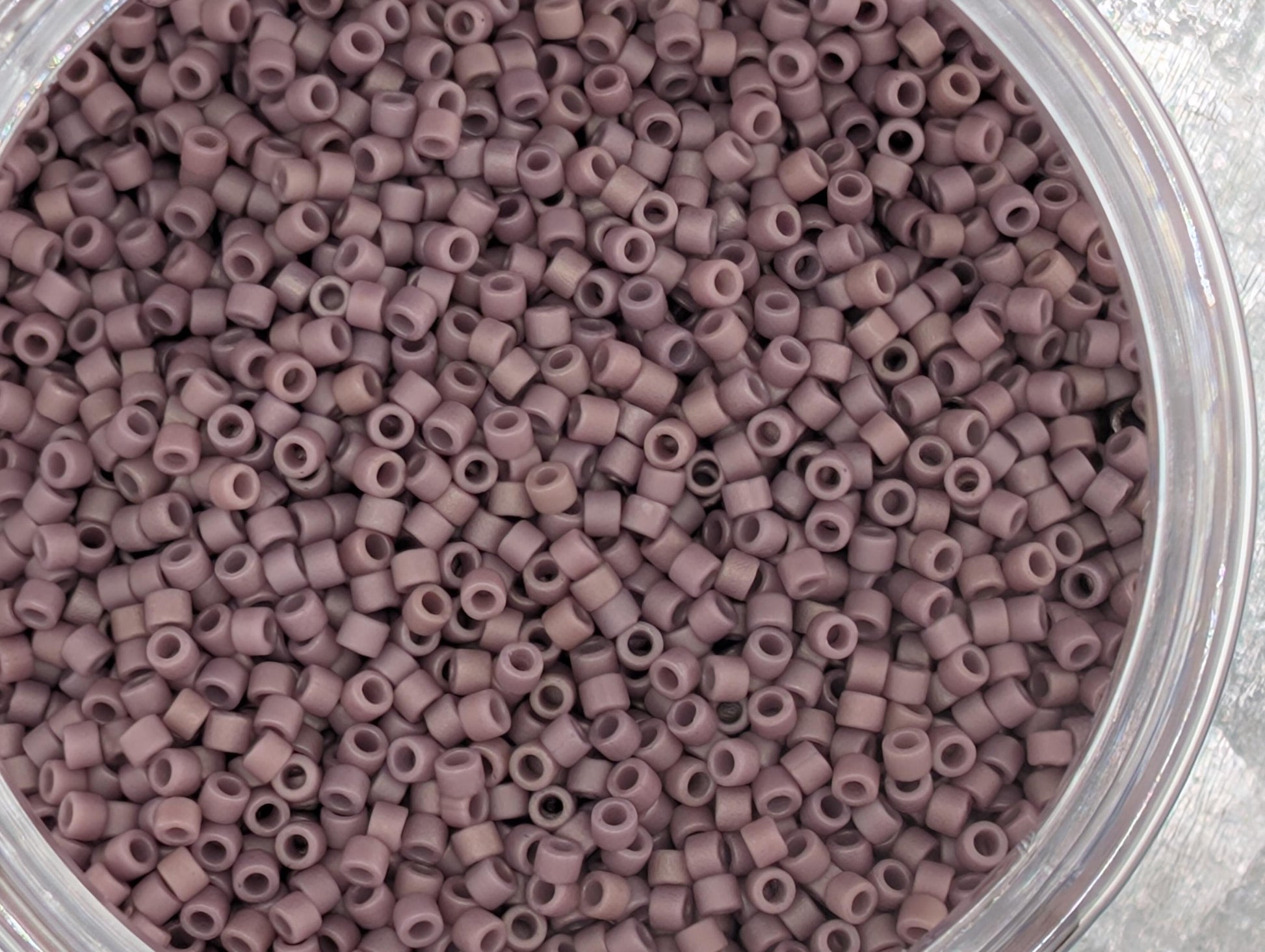 3 Miyuki Delica Size 11/0 Seed Bead Set | Matte Glazed | 7g of ea. color (~1400 beads per 7g)