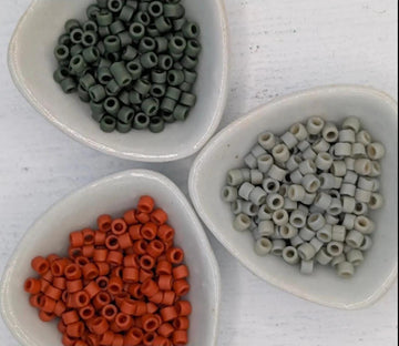 3 Miyuki Delica Matte Glazed Colors (7g each)