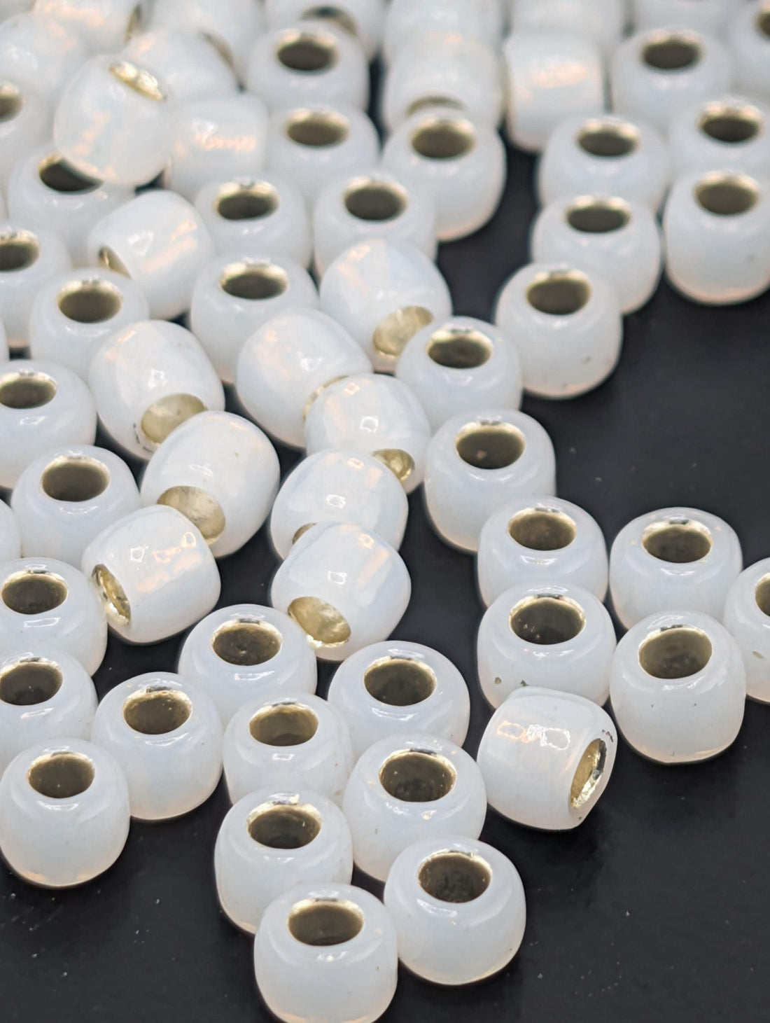 Translucent Silver Toho Seed Beads - 6/0 Round, 2.5" Tube ~8-9g