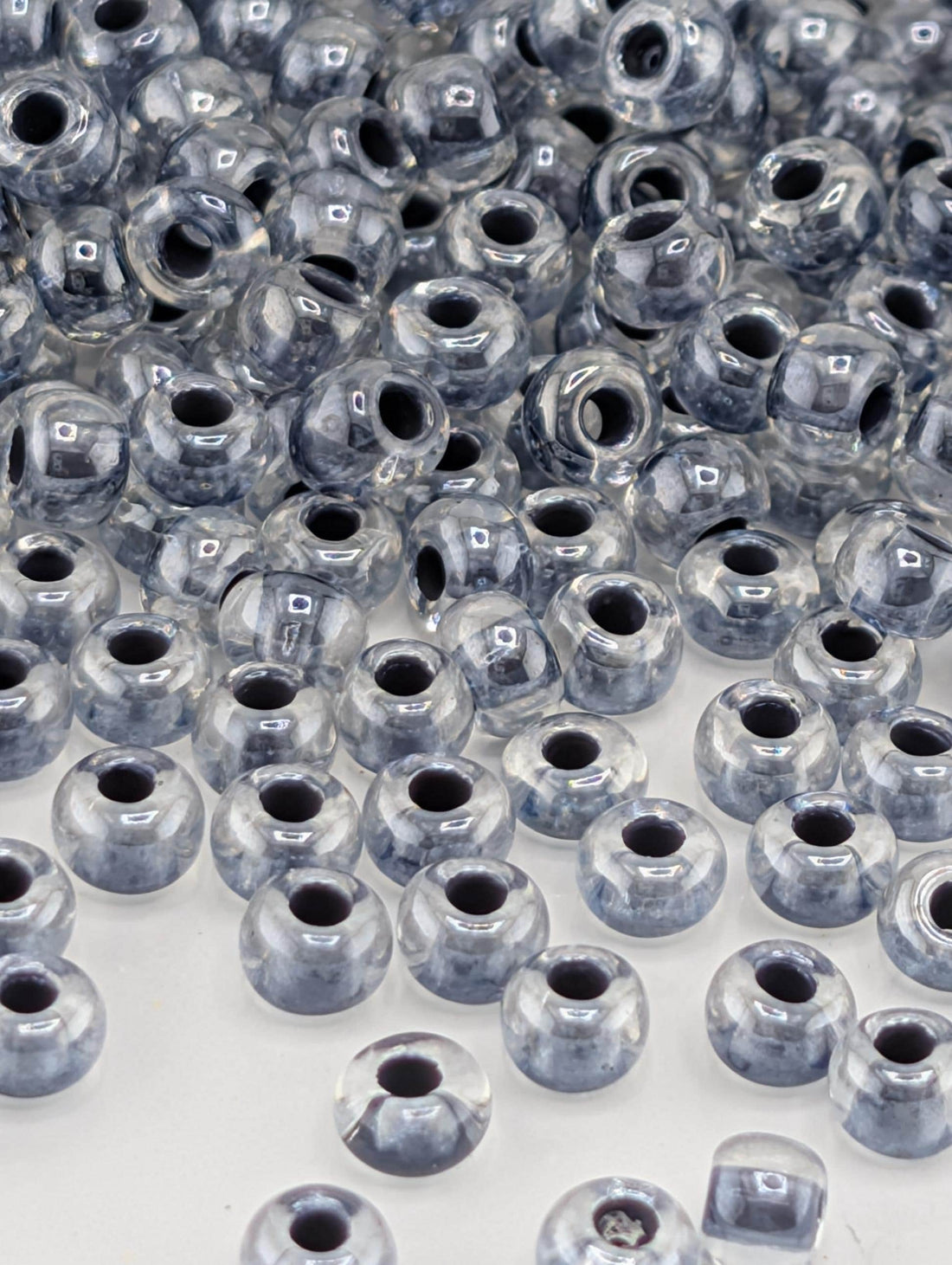 Seed Beads: Preciosa Crystal Black Czech Glass (Size 6/0, 20g)