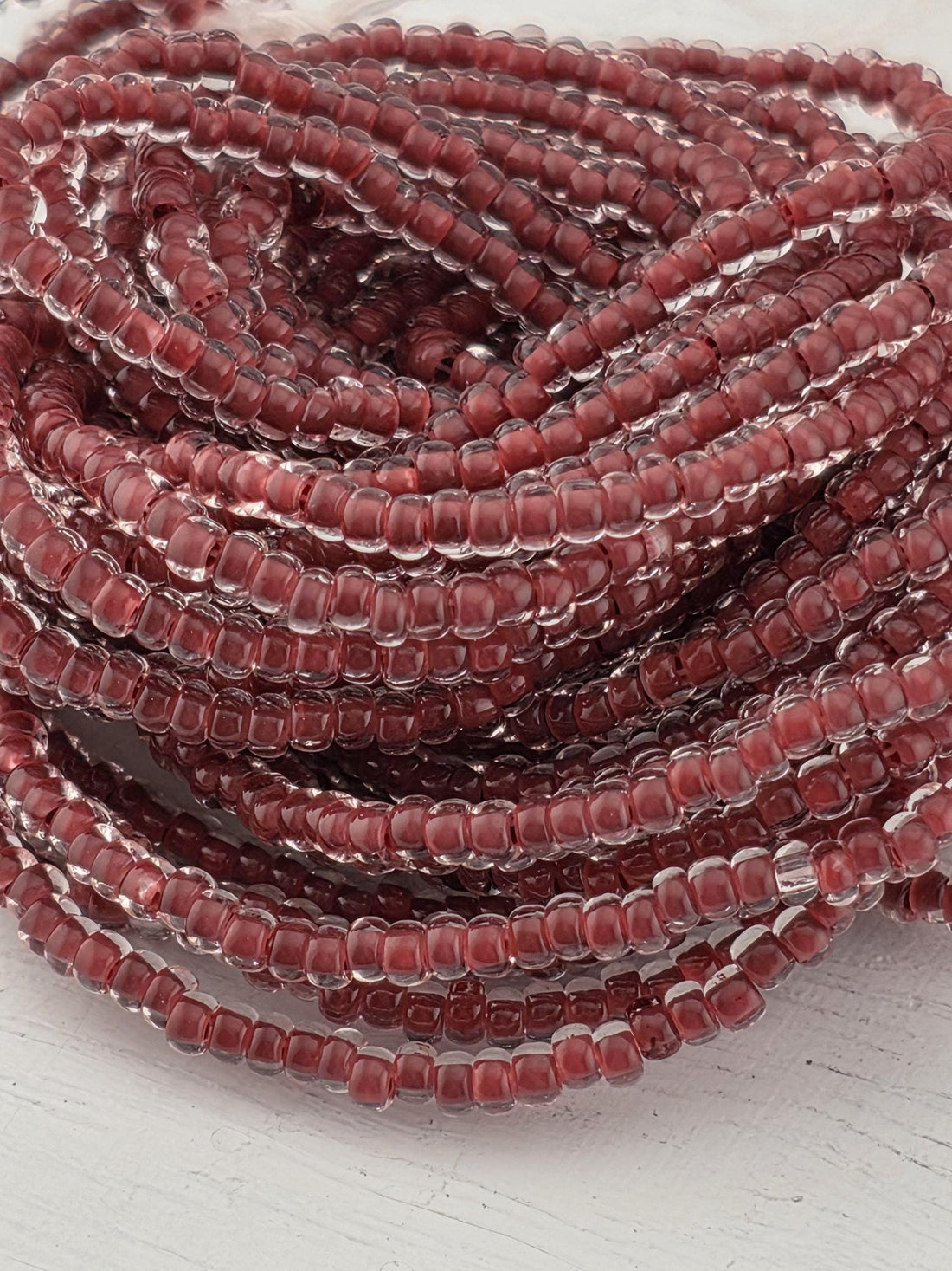 Preciosa 11/0 Czech Terra Intensive Brown 6 String/Hnk ~18g