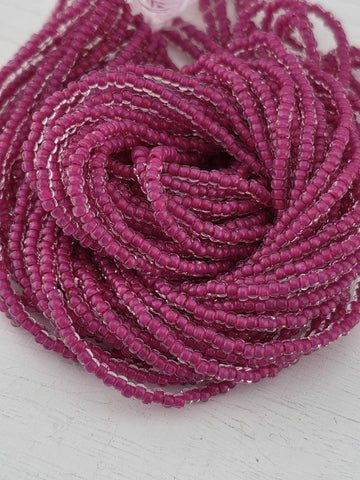 Preciosa 11/0 Czech Terra Intensive Magenta 6 String/Hnk Apx 18Gms