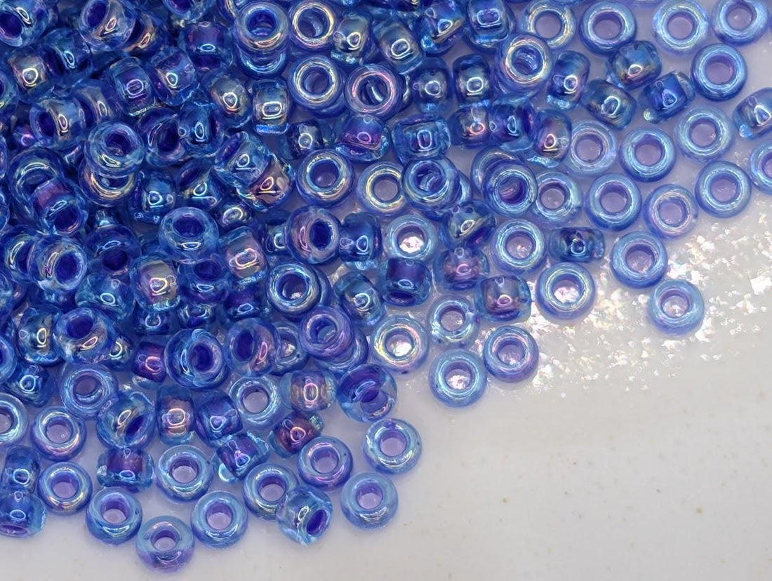 Miyuki Seed Beads: Sapphire Violet Inside Color Lined (Size 11/0, 20g)