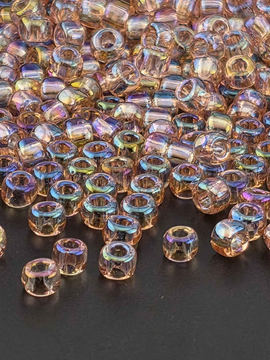 Rainbow Cream Soda Seed Beads: Matsuno Glass (Size 6, 15g Pack)