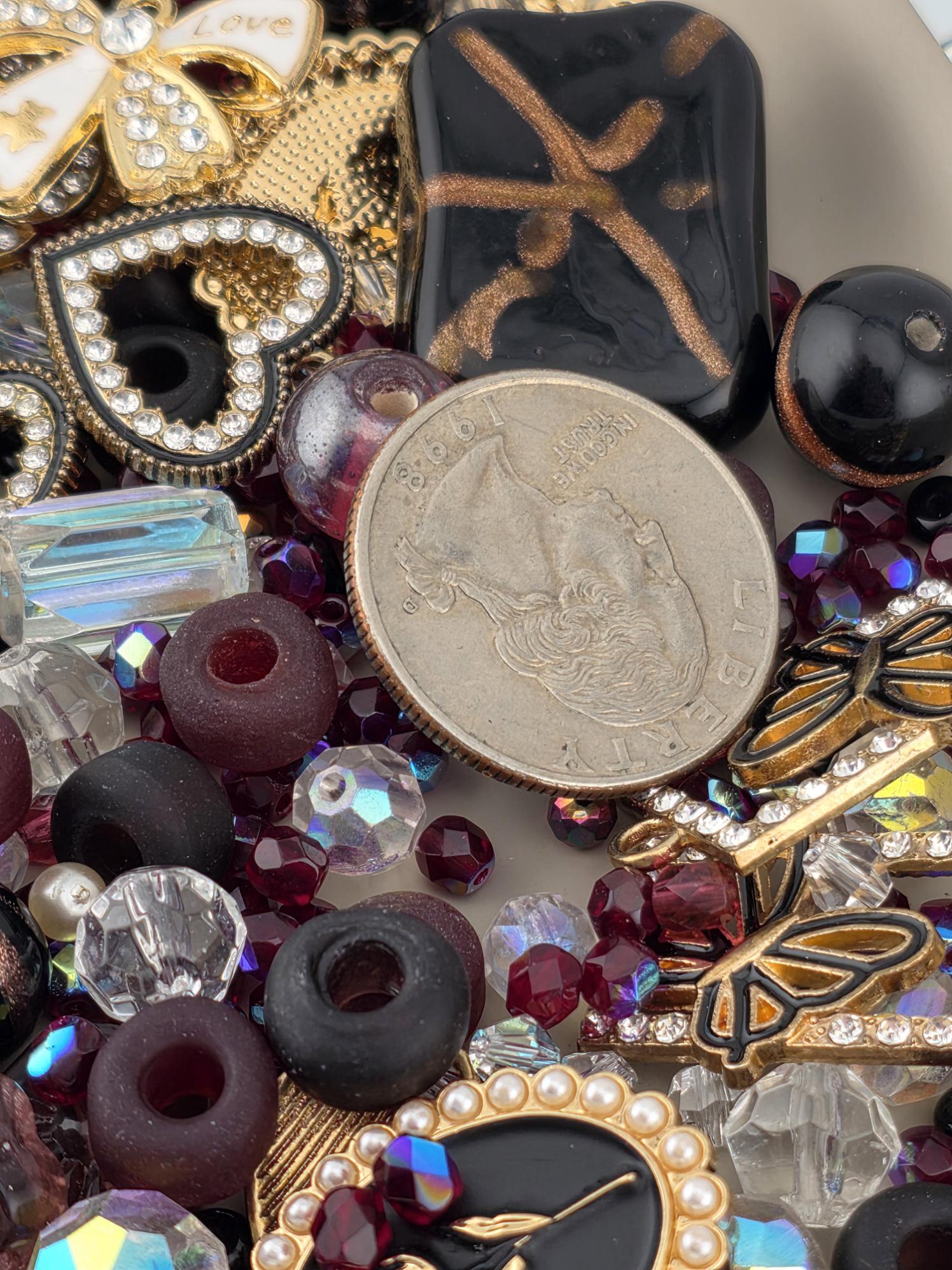 Learise Exclusive "Golden Garne" Glass Bead Soup Mix (56g Pkg)