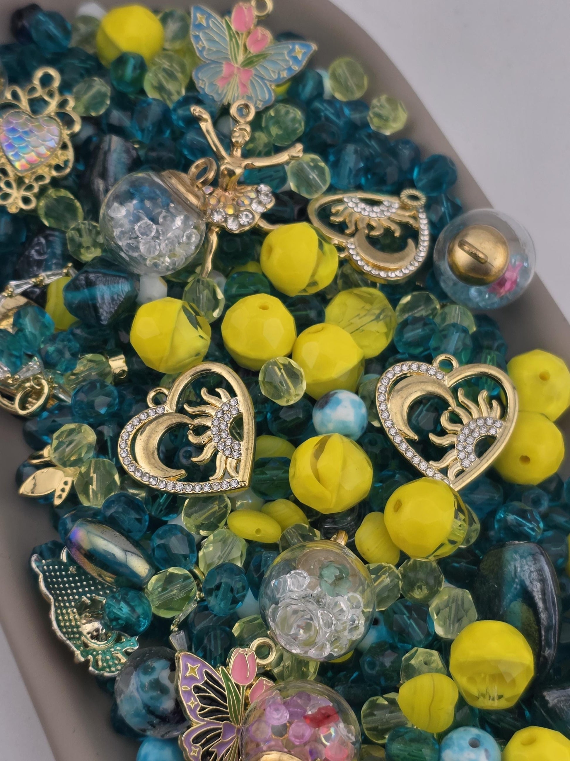 2oz Exclusive "Tropical Sunshine" Glass Bead Mix