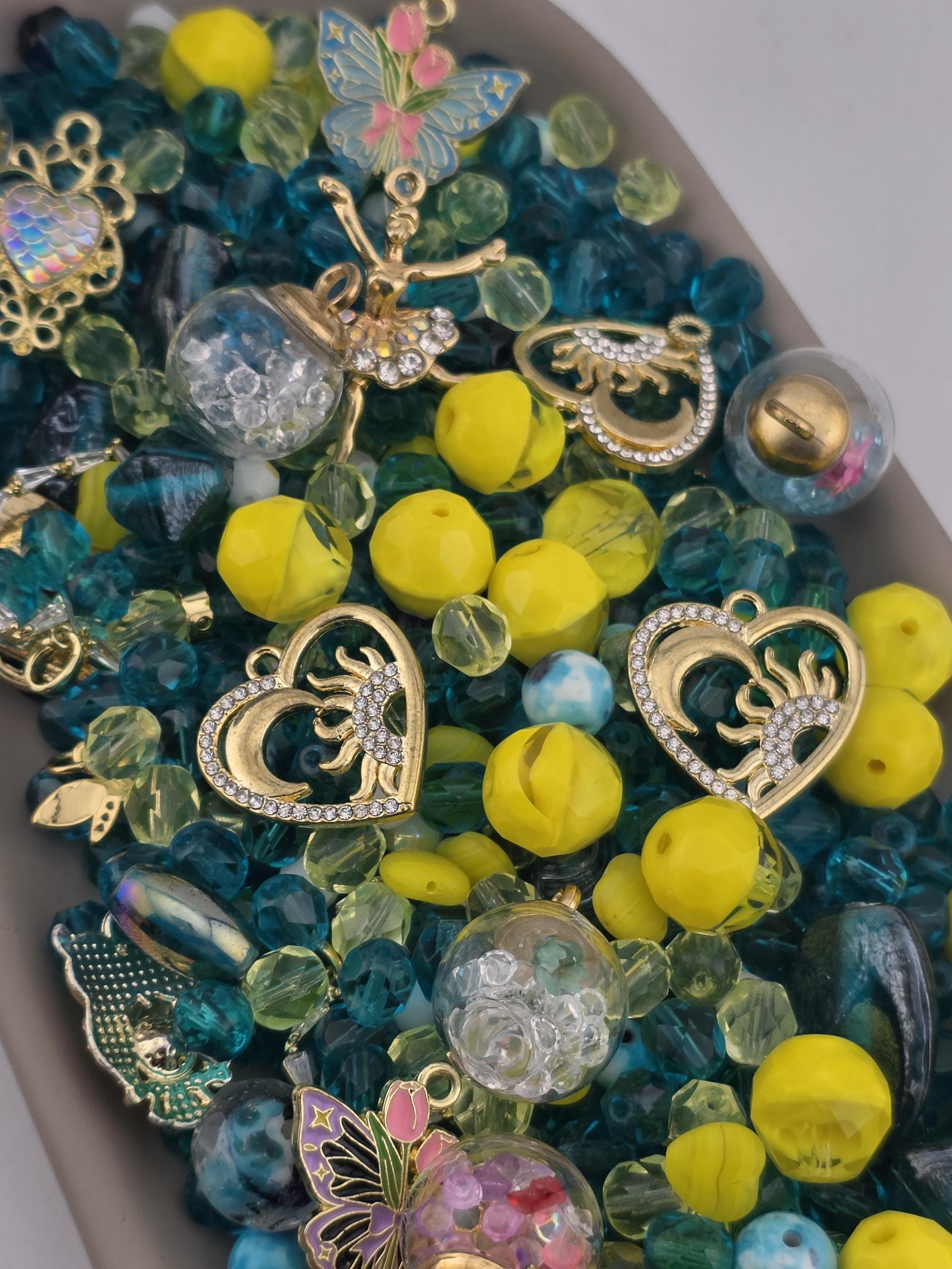 2oz Exclusive "Tropical Sunshine" Glass Bead Mix