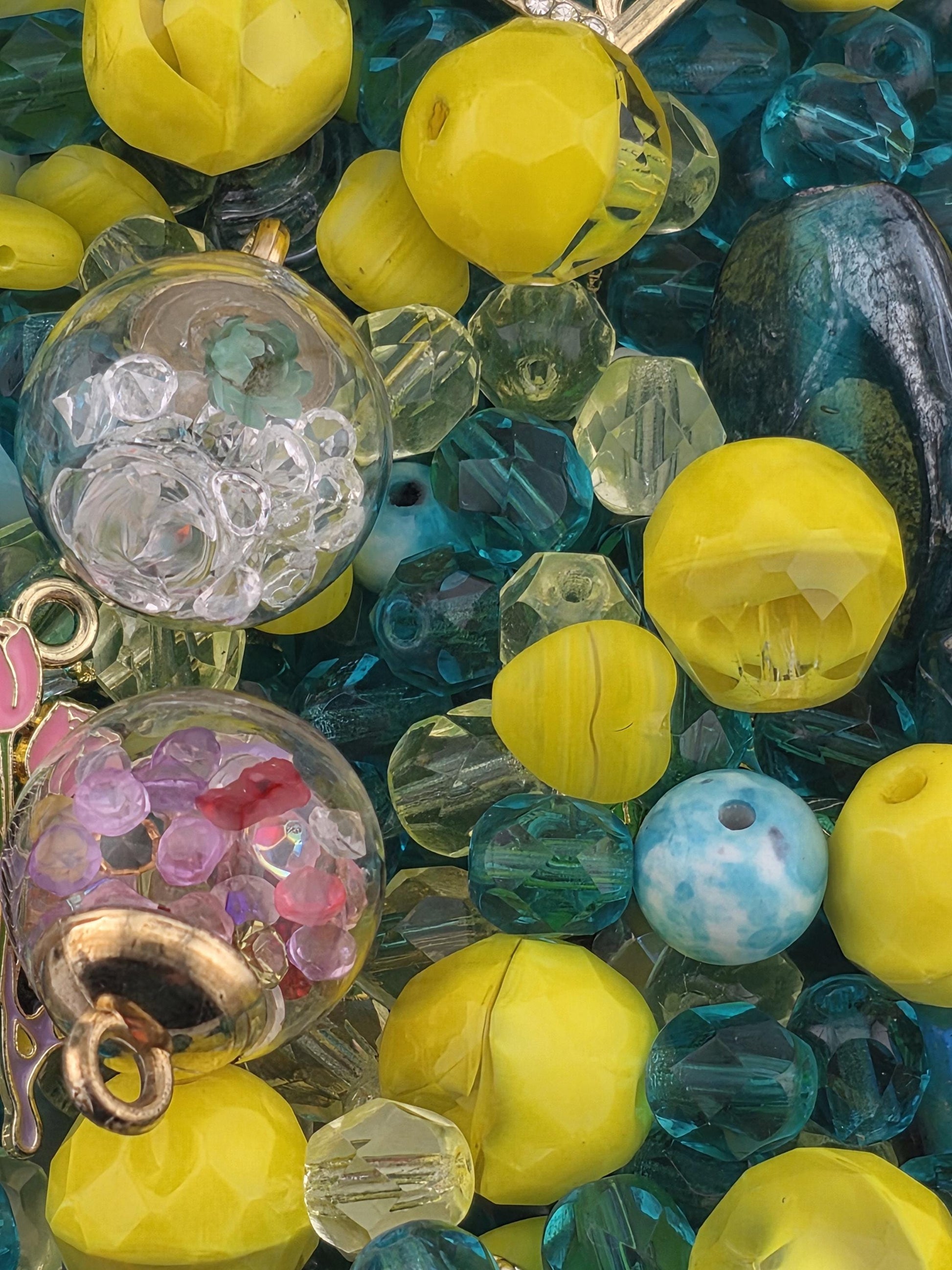 2oz Exclusive "Tropical Sunshine" Glass Bead Mix