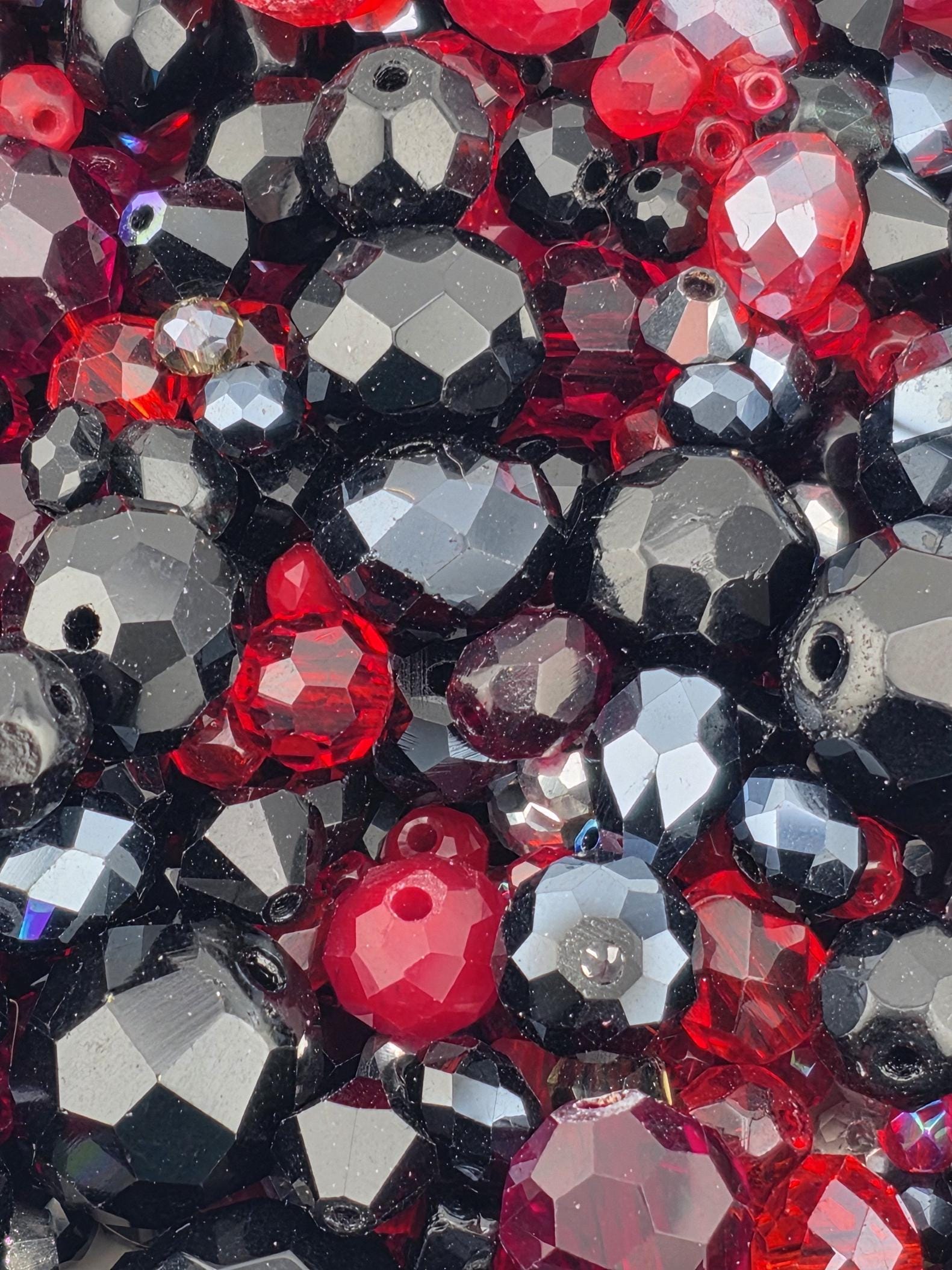 Learise Exclusive "Midnight Flame" Glass Bead Soup Mix (30g Pkg)