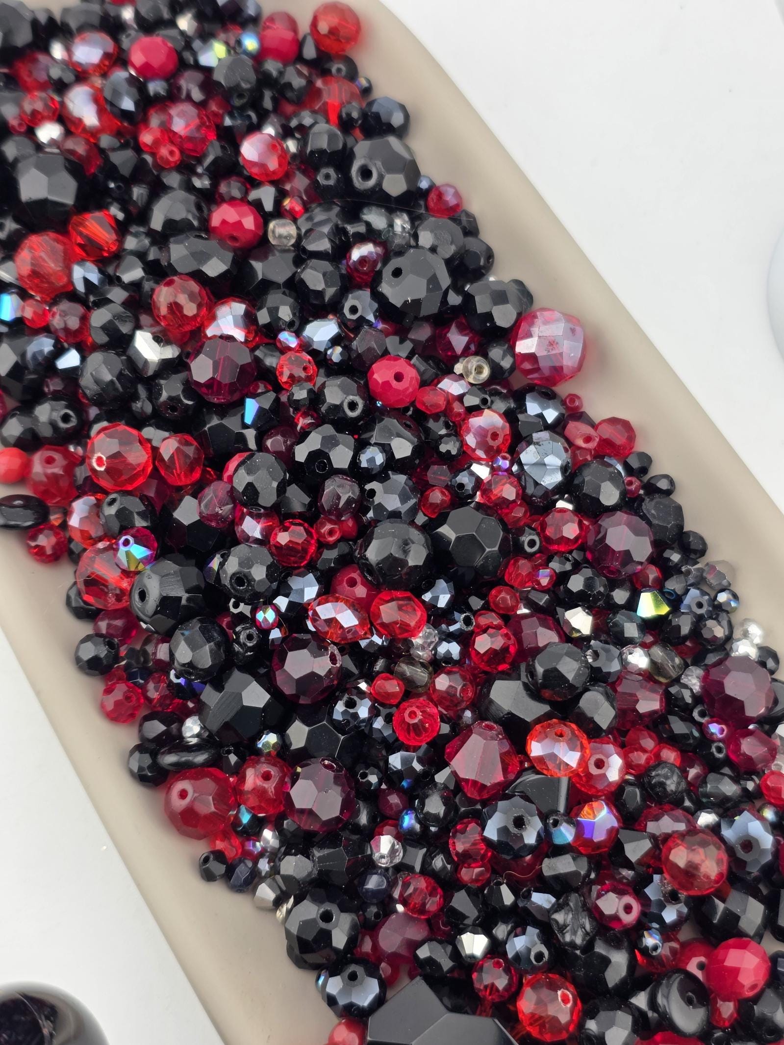 Learise Exclusive "Midnight Flame" Glass Bead Soup Mix (30g Pkg)