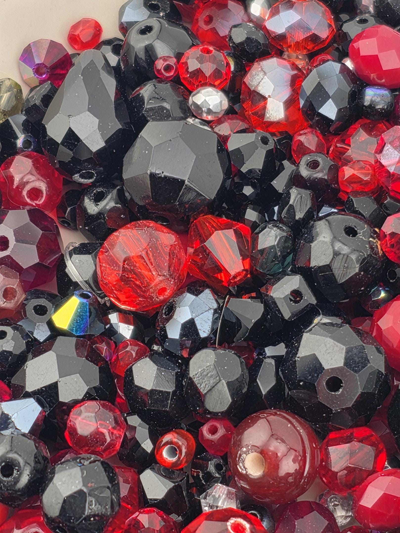 Learise Exclusive "Midnight Flame" Glass Bead Soup Mix (30g Pkg)