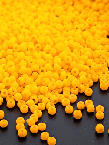 1977SB Opaque Matte Orange 11/0 Round Matsuno Seed Beads (15g, ~1650 pcs)
