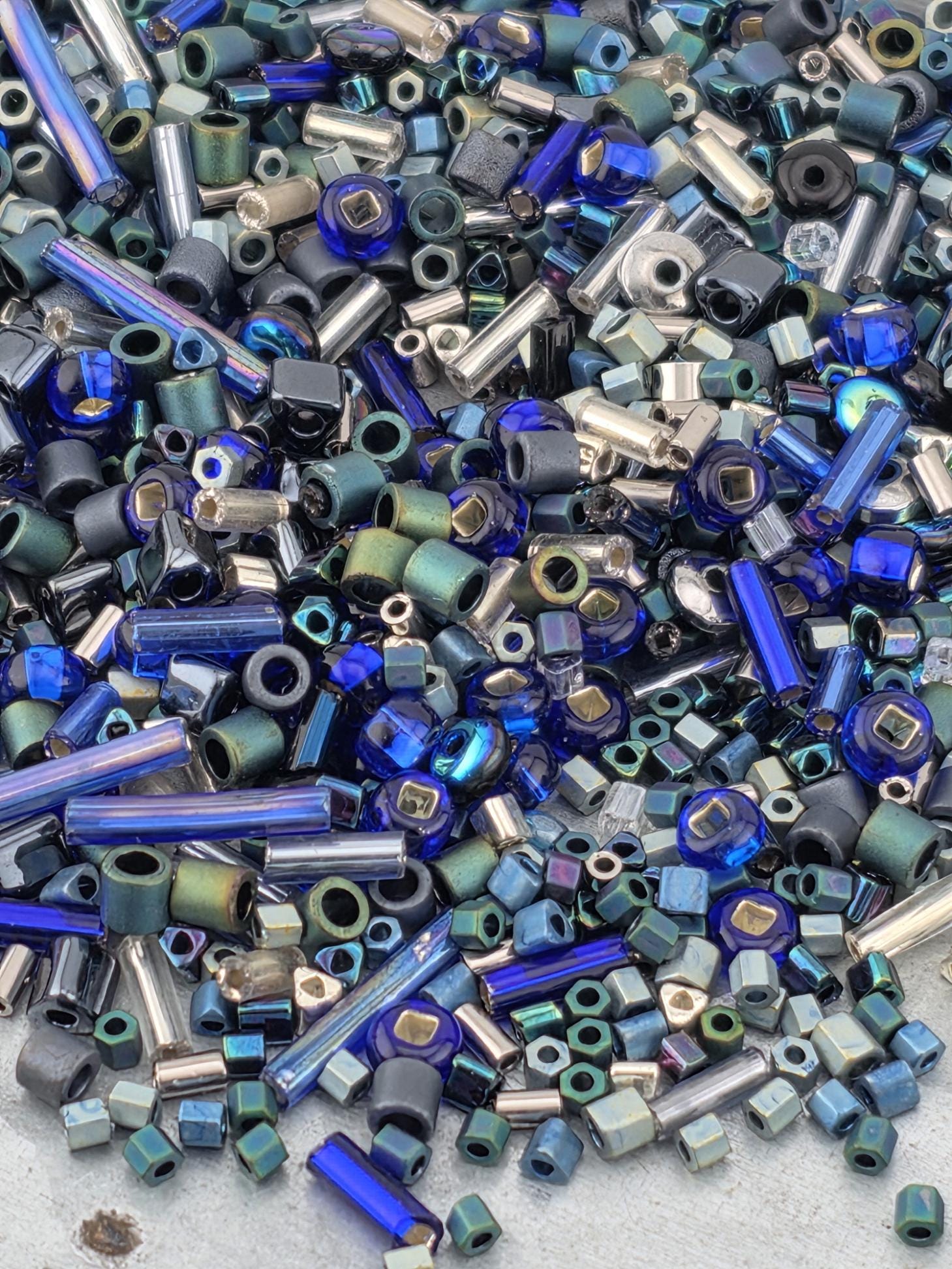 Learise Exclusive "Enchanted Indigo" Seed Bead Soup, 20