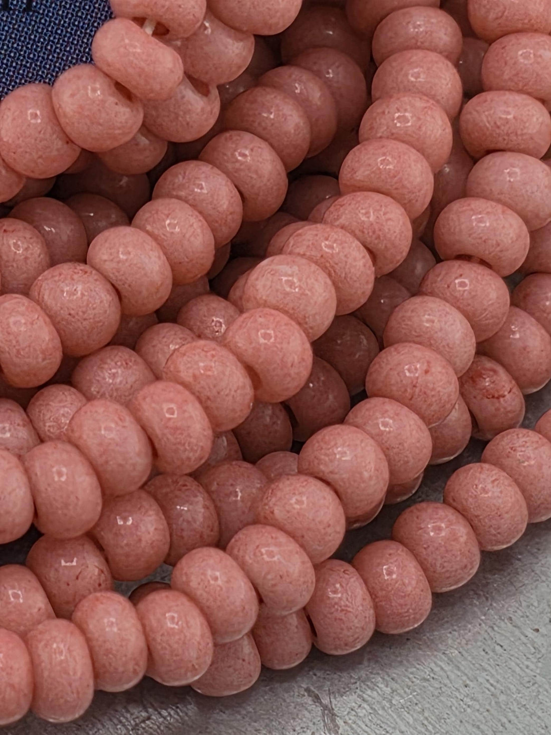 Preciosa Pink Opal Seed Beads 8/0 - Czech Glass, 37g