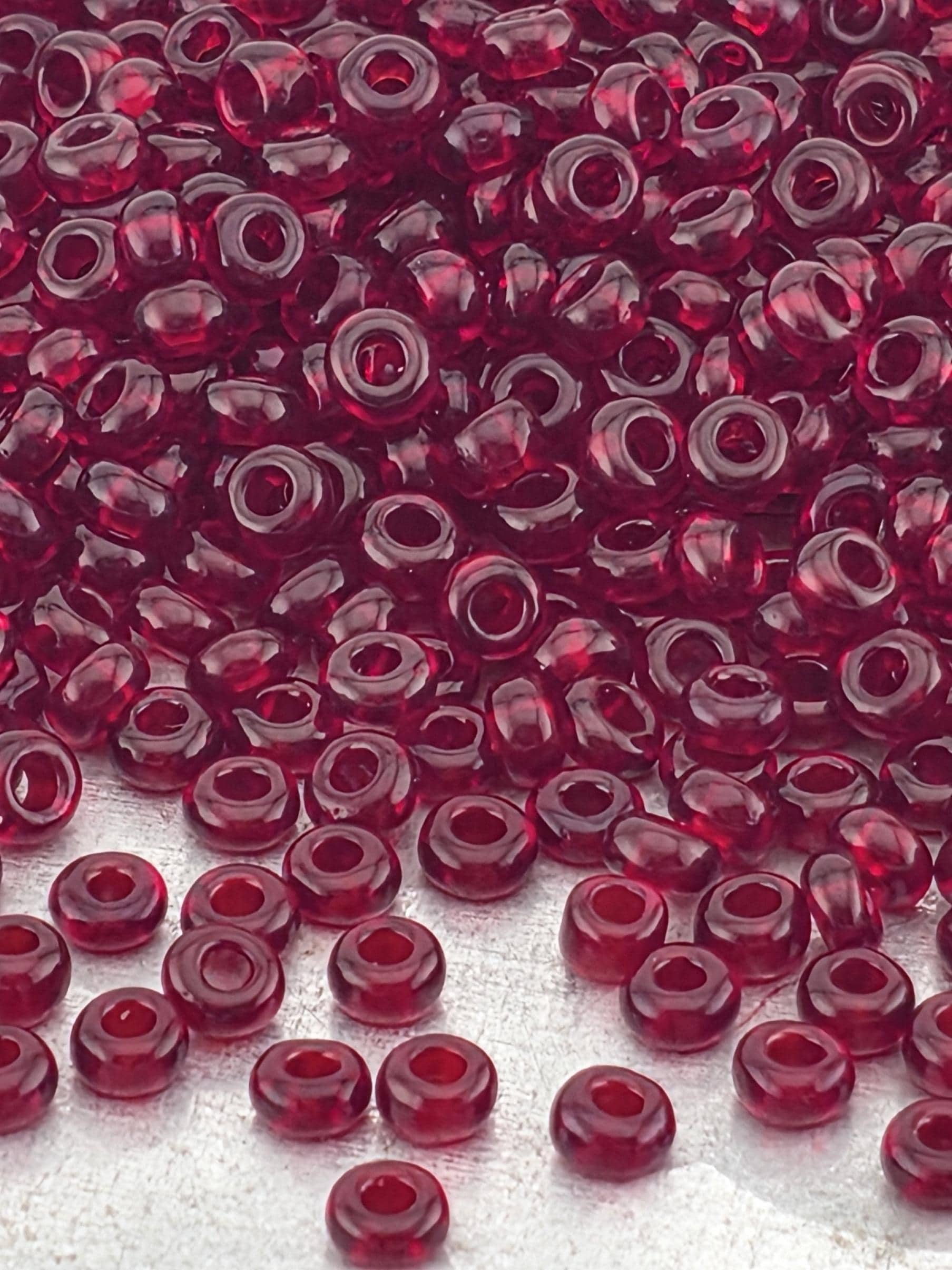 Garnet Red Seed Beads: Preciosa Czech Glass, 15g Pack